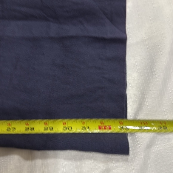 (H1) Koan mid-rise grey-blue straight-leg trousers, 100% linen, women's size 46 - Picture 10 of 11